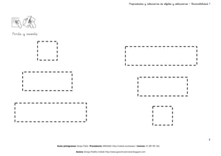 Propiedades y relaciones de objetos y colecciones – Reversibilidad 1




Pinta y recorta




                                                                                                                                                           3

                  Autor pictogramas: Sergio Palao Procedencia: ARASAAC http://catedu.es/arasaac/ Licencia: CC (BY-NC-SA)

                                    Autora: Amaya Padilla Collado http://www.garachicoenclave.blogspot.com
 