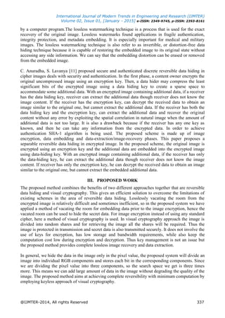 Reversible Data Hiding in Encrypted Image: A Review | PDF