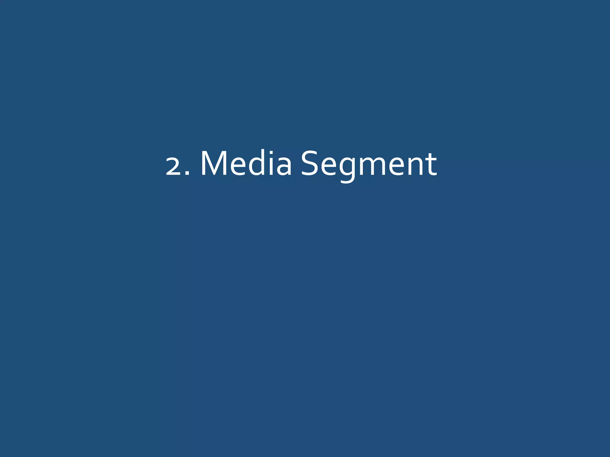 2. Media Segment
 