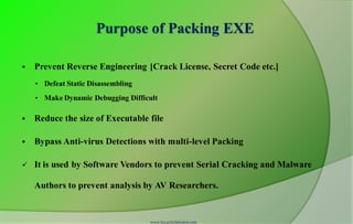 Reversing & malware analysis training part 7 unpacking upx | PDF