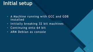 Reversing with gdb | PPT