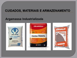 Revestimentos em argamassa