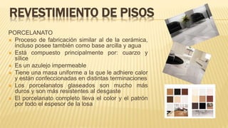 Revestimiento de pisos | PPTX