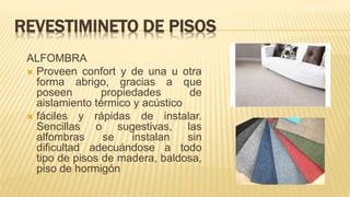 Revestimiento de pisos | PPTX
