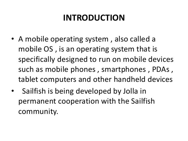 Install sailfish os
