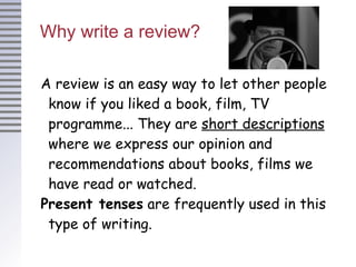 write a review of a book or film