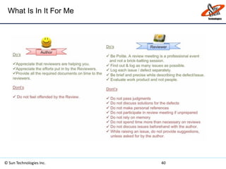 What Is In It For Me
© Sun Technologies Inc. 40
 