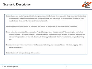 Scenario Description
© Sun Technologies Inc. 7
 