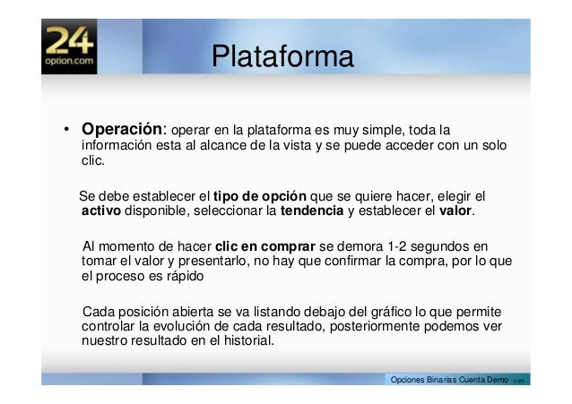 Hay algun broker con demo en opciones binarias