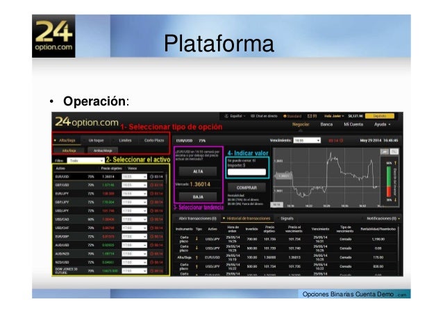 Opción superior revisión binaria