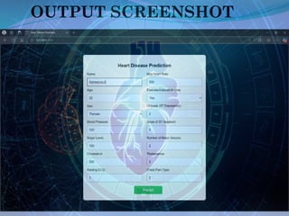 Heart Disease prediction using machine learning | PPTX