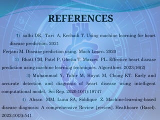 Heart Disease prediction using machine learning | PPTX