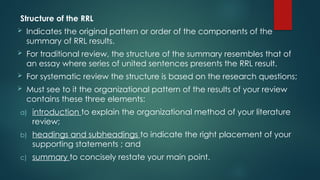 How To Construct Rrl Comprehensive Guide to Review of Related Literature: Types, Purposes ...