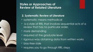 Comprehensive Guide to Review of Related Literature: Types, Purposes ...