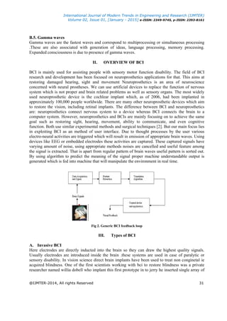 Review Paper on Brain-Computer Interface and Recent Trends | PDF
