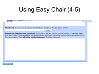 Using Easy Chair (4-5) 