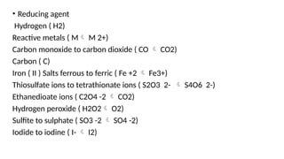 H2o2 Reducing Agent REVIEW-THE-BASIC-CONCEPTS-OF-INORGANIC-CHEMISTRY-2.pptx