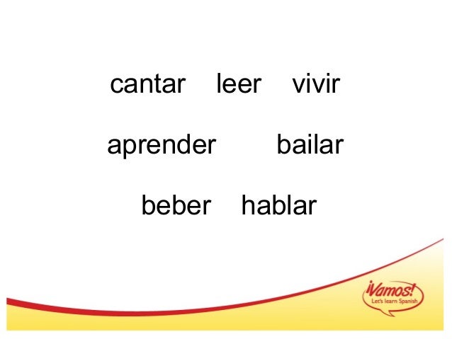 Verbos regulares AR / ER / IR