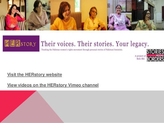 Visit the HERstory website
View videos on the HERstory Vimeo channel
 