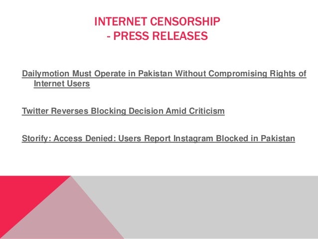 Dailymotion Must Operate in Pakistan Without Compromising Rights of
Internet Users
Twitter Reverses Blocking Decision Amid...