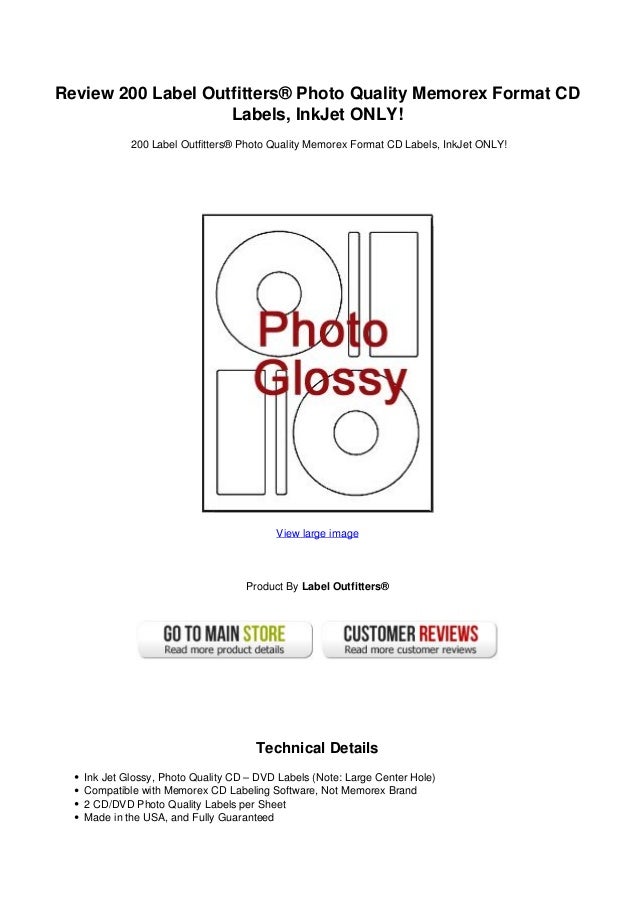 Memorex Cd Label Software For Mac downhfil