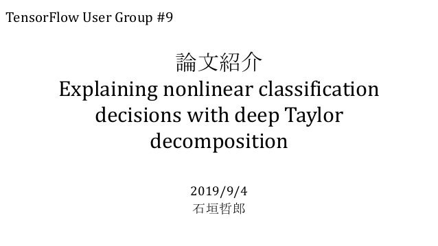 The Review Of Explaining Nonlinear Classification Decisions With Dee The Review Of Explaining Nonlinear Classification Decisions With Dee