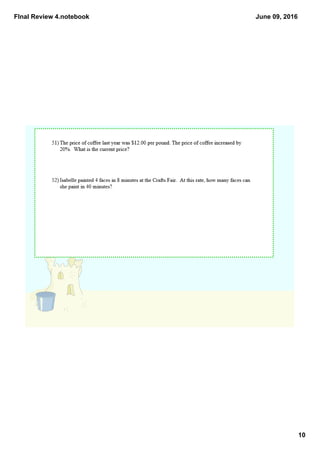 FInal Review 4.notebook
10
June 09, 2016
 