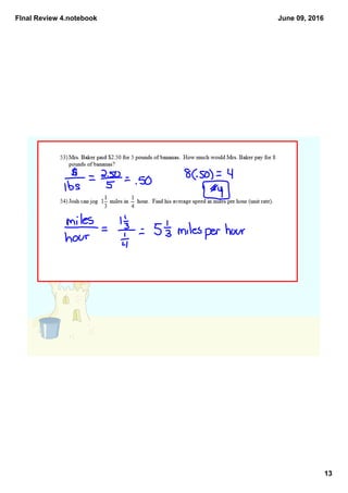 FInal Review 4.notebook
13
June 09, 2016
 