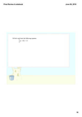 FInal Review 4.notebook
18
June 09, 2016
 