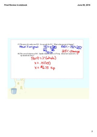 FInal Review 4.notebook
7
June 09, 2016
 