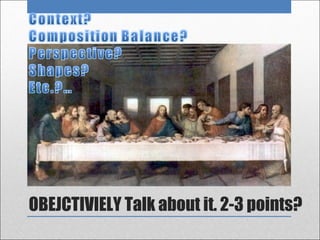 OBEJCTIVIELY Talk about it. 2-3 points?
 