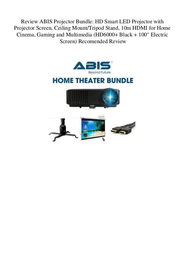 Review Abis Projector Bundle Hd Smart Led Projector With