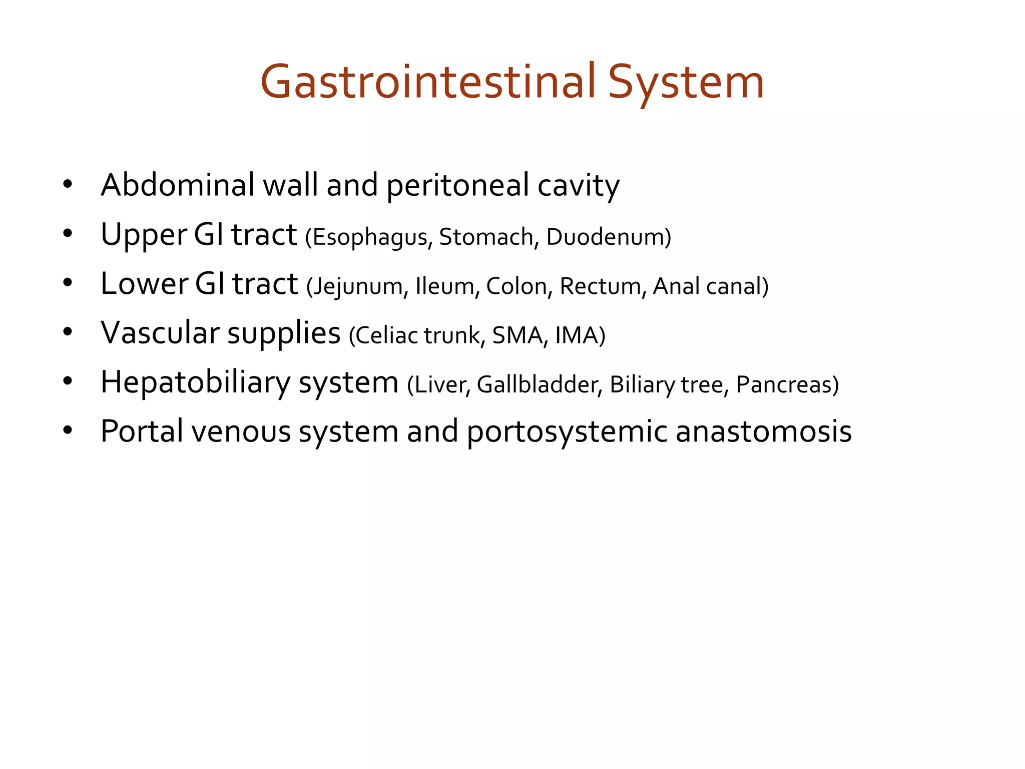 USMLE step 1 Review Anatomy of Gastrointestinal System 2018 | PDF