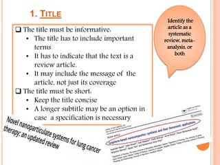 Review article | PPTX