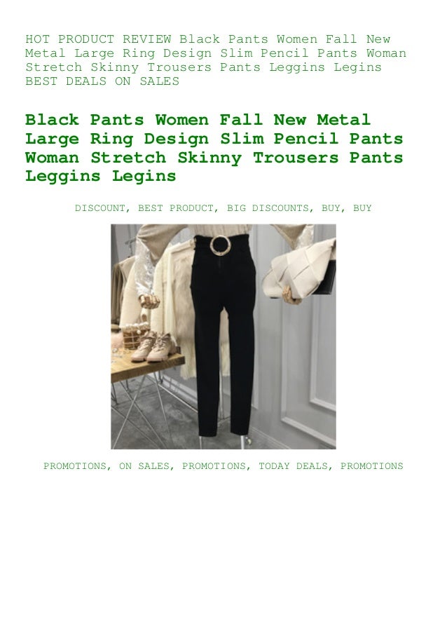 women's black stretch skinny trousers