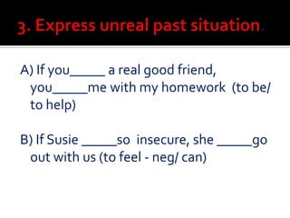 Review conditional sentences | PPTX