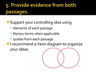 Review controlling ideas | PPT