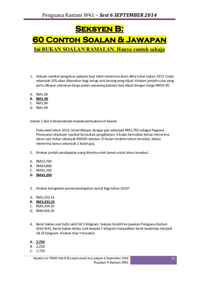 Contoh Soalan Peperiksaan Lesen Gdl - Tersoal q