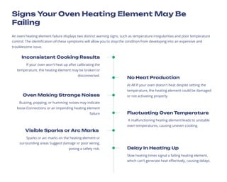 Inconsistent Cooking Troubleshooting Common Commercial Oven Heating Element Issues | PDF