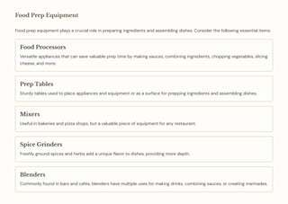 2024 Checklist: Upgrading Your Restaurant Kitchen Equipment | PDF