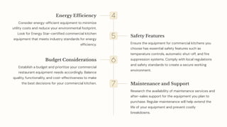 2024 Checklist: Upgrading Your Restaurant Kitchen Equipment | PDF