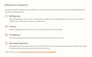 2024 Checklist: Upgrading Your Restaurant Kitchen Equipment | PDF