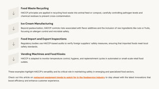 Haccp Example Compost Demystifying HACCP: Knowing the Operation of the Food Safety System | PDF