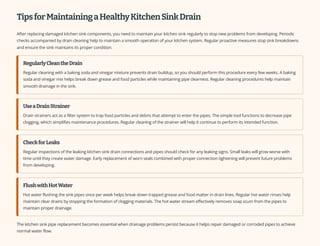 How to Replace Faulty Kitchen Sink Drain Parts: A Complete Guide | PDF