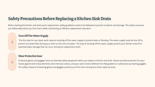 How to Replace Faulty Kitchen Sink Drain Parts: A Complete Guide | PDF