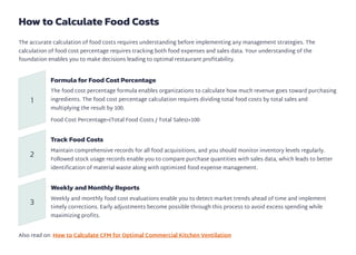 Mastering Restaurant Food Costs: A Complete Guide to Smarter Management ...