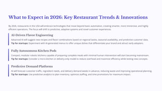 The Future of Restaurant Technology: AI and Automation in 2026 | PDF