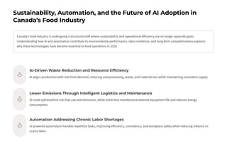 AI and Supply Chain Innovations Reshaping Canada’s Food Sector in 2026 ...