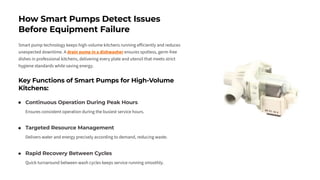 The Role of Smart Pump Technology in Enhancing Commercial Dishwasher ...