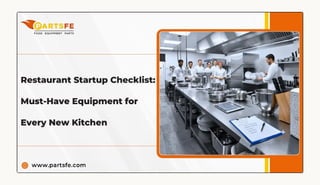 The Ultimate Restaurant Kitchen Setup: Essential Equipment Checklist | PDF